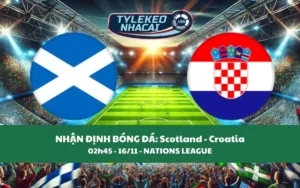 Nhận Định Tip Kèo: Scotland vs Croatia 02h45 - 16/11 - Căng Thẳng Khó Tin