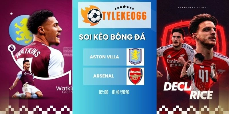 Soi kèo nhà cái Aston Villa vs Arsenal - NHA, 01/09/2026